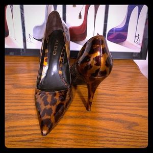 ALDO leopard pumps
